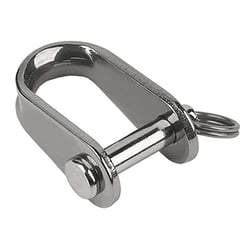 Picture of Schaefer Marine 93-21 Stamped D Shackle 1/4 Inch