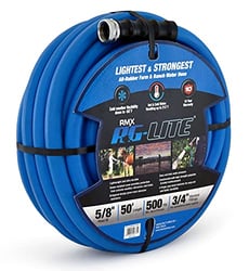 Picture of BluBird BLBBSAL5850 Ag-Lite 5/8" x 50' Rubber Garden Hose 500 PSI