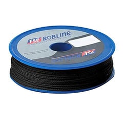 Picture of Robline TYN-08BLKSP Waxed Tackle Yarn 0.8mm x 40M Black