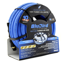 Picture of BluBird BLBBB3825 Rubber Air Hose 3/8 In. x 25 Ft. 300 PSI