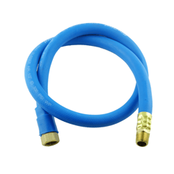Picture of BluBird BLBBBLD1203RL 1/2" x 3' EPDM Rubber Lead-In Air Hose 300 PSI