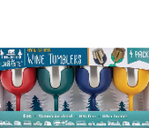 Picture of Camco 53465 Wine Tumblr Set/4 Multi Color