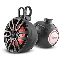Picture of DS18 NXL-PS8BK Hydro 8" Wakeboard Tower Pod Speakers with RGB Lighting