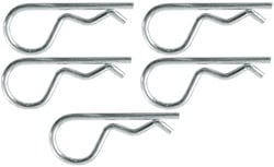 Picture of JR Products 0301355 Hitch Pin Clip - 5 Pack Steel Chrome Plated