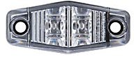 Picture of Optronics MCL13CR2B Mini LED Marker Light Clear Lens Red
