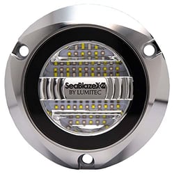 Picture of Lumitec 101591 SeaBlazeX2 Spectrum RGBW Underwater LED Light Polished Chrome Housing
