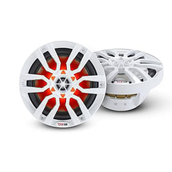 Picture of DS18 NXL-8 8-Inch Marine Coaxial Speakers with RGB LED Lights White
