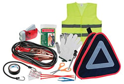 Picture of Performance Tool W1557 11-Piece Roadside Emergency Kit with Jumper Cables
