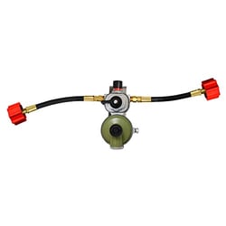 Picture of AP MEGR-253HP-PT24 Excela-Flo Automatic Changeover Propane Regulator 2-Stage with 24" Hoses