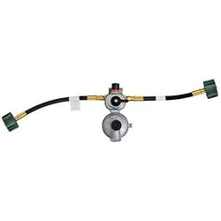Picture of AP MEGR-253P-PT15 Excela-Flo 2-Stage Auto Changeover LP Regulator with 15" Hoses