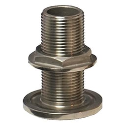Picture of Groco TH2000WS 2" Stainless Steel Thru-Hull Fitting with Nut