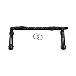 Picture of SPEEDFX 575108BK Dual Inlet Fuel Line Kit for Holley Ultra HP Carburetors -8AN to 1/2 NPT Black