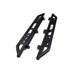 Picture of TrailFX BR012T Bronco 2-Door Rocker Protection Step Bars Matte Black Steel
