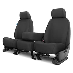 Picture of Covercraft SS3501PCCH Polycotton SeatSaver Custom Front Row Seat Covers Charcoal