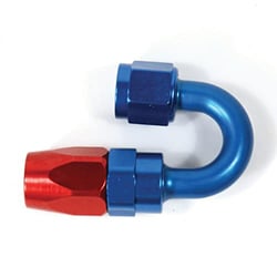 Picture of SPEEDFX 520680 -6AN 180 Degree Push-On Hose End Red/Blue