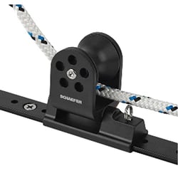 Picture of Schaefer Marine 32-77 Twin Sheet Lead Block 25x3mm Black Anodized Aluminum
