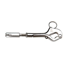 Picture of C. Sherman Johnson LS-3100 Over Center Gate Hook with Splice Eye for Dyneema Lifelines