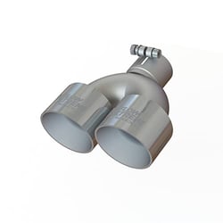 Picture of SPEEDFX TP022540 Polished Stainless Steel Exhaust Tip 2.5" Inlet 4" Outlet
