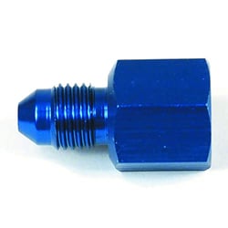 Picture of SPEEDFX 560617 -10AN to -6AN Aluminum Flare Reducer Fitting Blue