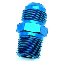 Picture of SPEEDFX 560496 -4AN to 1/4 NPT Straight Adapter Fitting Blue Anodized