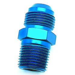 Picture of SPEEDFX 560416 -4AN to 1/8 NPT Straight Adapter Fitting Blue Anodized