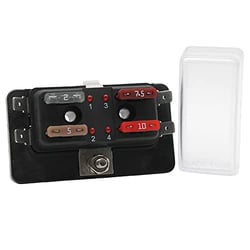 Picture of Cole Hersee 880021-BP Standard 4 Circuit ATO Fuse Block with LED Indicators