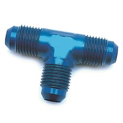 Picture of SPEEDFX 560624BK 180 Degree -6AN Flare Tee Black Aluminum