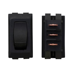 Picture of Valterra DGD127UVP 12V On/Off/On Rocker Switch Black