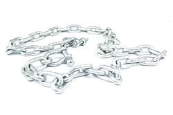 Picture of Moeller 05322010 Galvanized Anchor Lead Chain 1/4 Inch x 4 Feet with Shackle