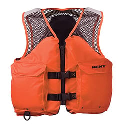 Picture of Kent Sporting Goods 150800-200-050-20 Mesh Deluxe Commercial Type III Life Vest X-Large Orange