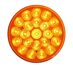 Picture of Optronics SLL43AB2P 4" Round LED Strobe Warning Light Function 2 Amber