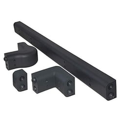 Picture of Dock Edge DE1156G Dockushion HD 48" Dock Bumper Protection System Black