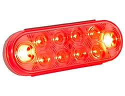 Picture of Buyers 5626553 6" Oval LED Stop/Turn/Tail Light with Clear Lens