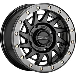 Picture of Raceline Wheels A12BG-57037+10 Squad Beadlock Wheel 15x7 4/137 Black Gunmetal
