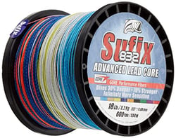 Picture of Sufix 658-318MC 832 Advanced Lead Core Metered Fishing Line 18lb 600 Yards