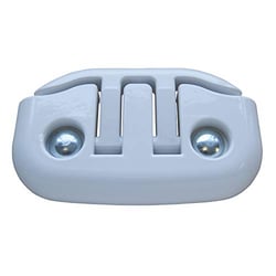 Picture of Dock Edge DE2616WF Premium Flip Up Cleat 6 Inch White Marine Grade Aluminum