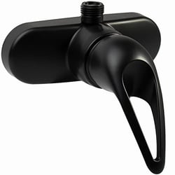 Picture of Dura Faucet DFSA150MB Single Lever Shower Faucet Matte Black RV Marine