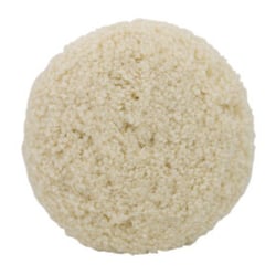 Picture of Presta 890141 White Wool Heavy Cutting Pad 9 Inch Hook and Loop