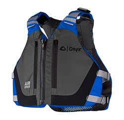 Picture of Onyx Outdoors 123000-500-040-23 AirSpan Breeze Life Jacket M/L Blue