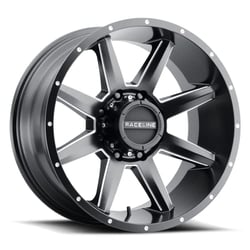 Picture of Raceline Wheels 954M-29065+18 Stryker Satin Black Milled 20x9 6x135 +18mm Offset