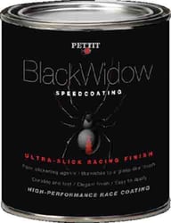 Picture of Pettit Paint 1186906 Black Widow 1869G Racing Finish Antifouling Bottom Paint Black Gallon 2-Pack