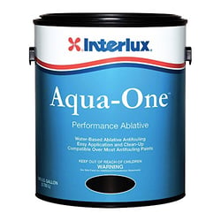 Picture of Interlux Paint YBE169/QT Aqua-One Water-Based Ablative Antifouling Bottom Paint Blue Quart