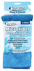 Picture of Starbrite 040079 Microfiber Detailing Kit 3-Pack Cleaning Cloths