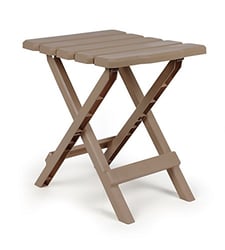 Picture of Camco 51883 Adirondack Style Folding Side Table Small Taupe
