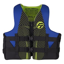 Picture of Full Throttle 142100-500-050-22 Adult Rapid Dry Life Jacket L/XL Blue/Black