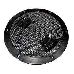 Picture of Sea-Dog Line 336167-1 Textured Quarter Turn Deck Plate 6 Inch Black