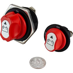 Picture of Sea-Dog Line 422730-1 Mini Single Battery Switch with Key Lock On/Off/Out 32V 300A