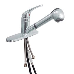 Picture of Empire Brass Company SL1000 Single Handle Pull-Out Kitchen Faucet Chrome