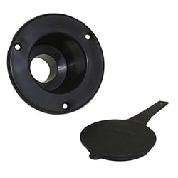 Picture of Scandvik 10262P Replacement Cup and Cap for Recessed Shower - Black