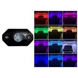 Picture of Black Oak LED RL-RGB Rock Accent Light - RGB Color Changing - Black Housing